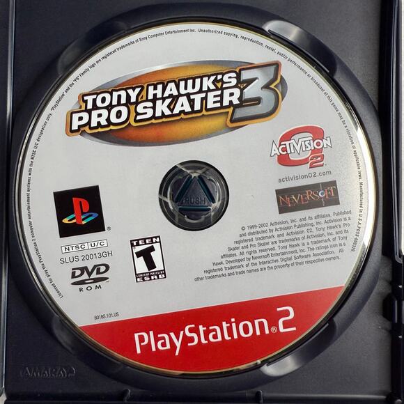 Tony Hawk’s Pro Skater 3 PS2 Greatest Hits Complete CIB PlayStation 2 Activision - Picture 6 of 7